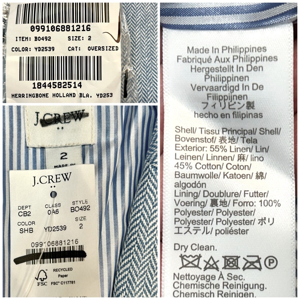 J. Crew Factory Light Blue Blazer - Picture 14 of 16